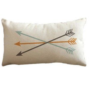 Boho Arrow Pillow Decorative Cover Lumbar